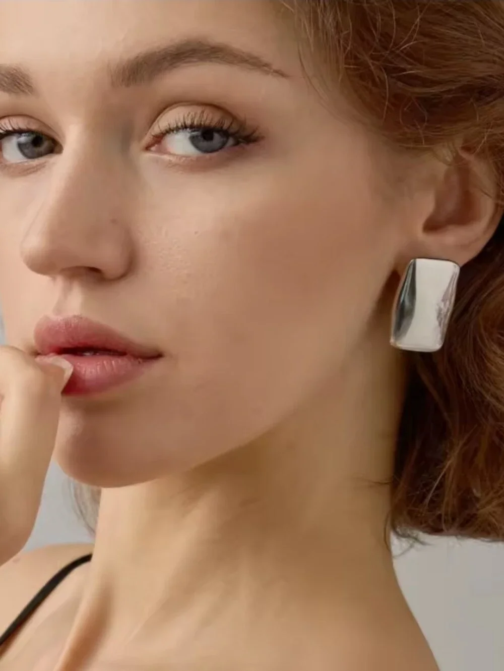Silver Vintage Chunky Earrings